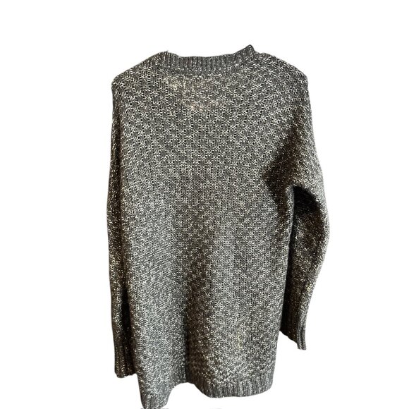 Victoria Secret Women's Black Speckled White Knitted Sweater - Picture 3 of 9